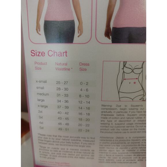 SQUEEM Perfect Waist Cincher Trainer 3X (Dress Size 18-20) Black - Picture 6 of 6